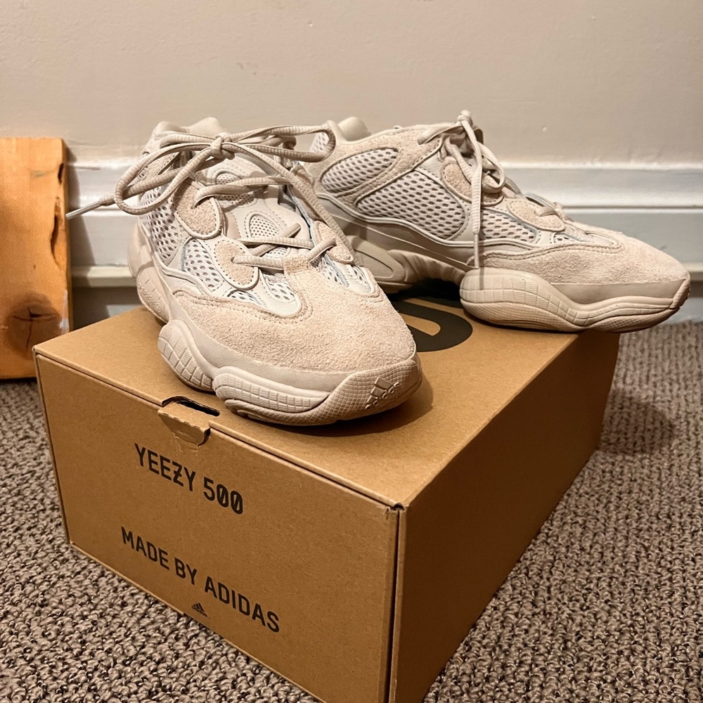 Blush Yeezy 500, only worn a few times